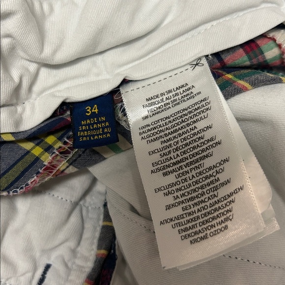 Ralph Lauren Multicolor Plaid Shorts size 34 - Picture 5 of 5